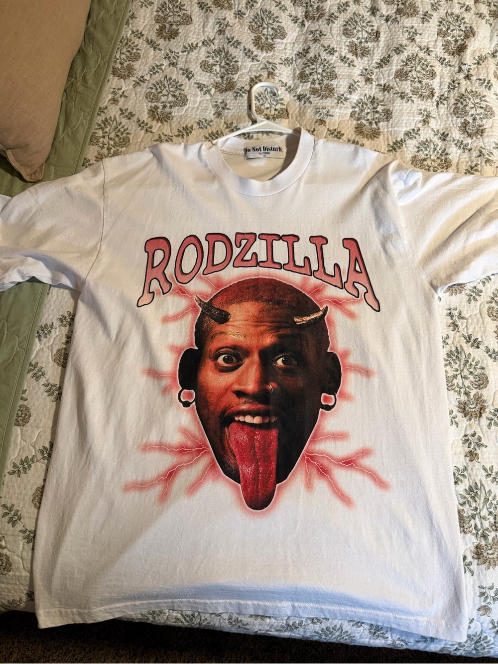 Rodzilla WWE Graphic Tee - White Short-Sleeve Men’s Shirt